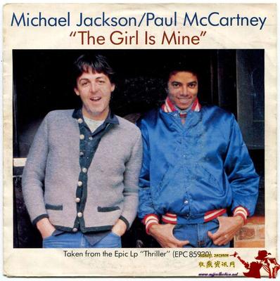 1982-MICHAEL JACKSON&PAUL MCCARTNEY-THE GIRL IS MINE-荷兰版7寸单曲唱片