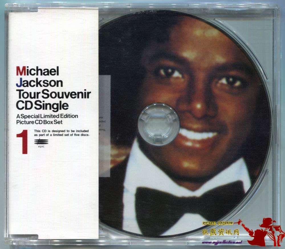 1992-MICHAEL JACKSON-TOUR SOUVENIR CD SINGLE-A SPECIAL LIMITED EDITION  PICTURE CD BOX SET-5CD套装-日本版- MICHAEL JACKSON收藏网 MJJ Collection.Net