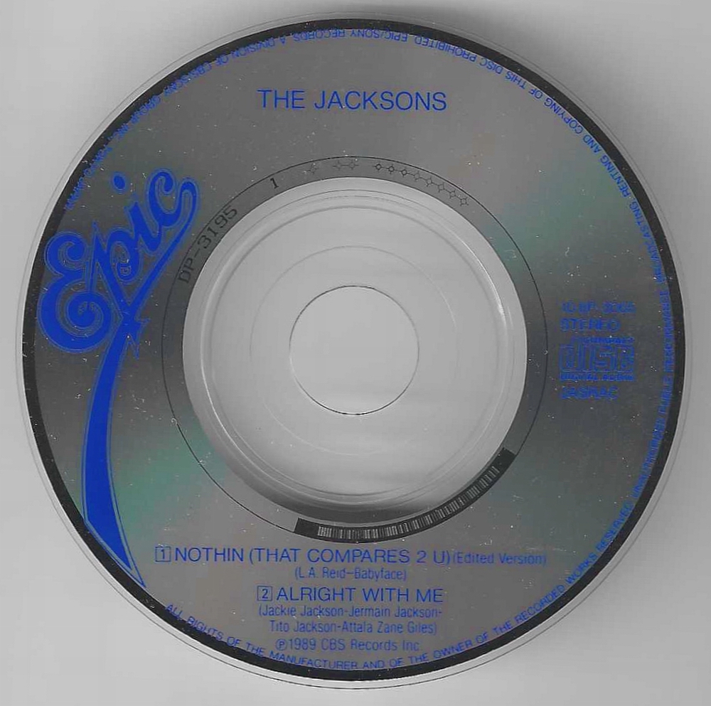 1989-THE JACKSONS-NOTHIN(THAT COMPARES 2 U)-2 TRACKS-JAPAN 3INCH 