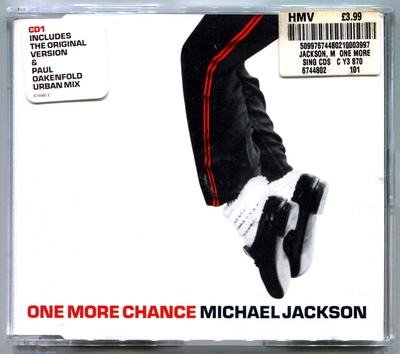 2003-MICHAEL JACKSON-ONE MORE CHANCE-2 TRACKS-UK CDSINGLE-CD1-英国版