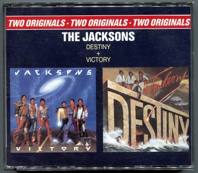 THE JACKSONS-1989-TWO ORIGINALS-DESTINY+VICTORY-法国版
