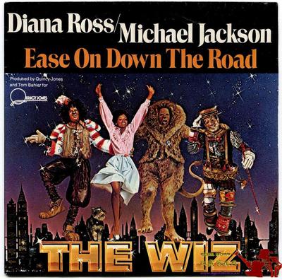 1978-MICHAEL JACKSON&DIANA ROSS-EASE ON DOWN THE ROAD-法国版7寸单曲唱片
